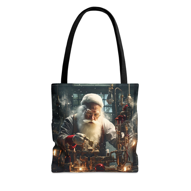 Santa Claus #13 Mad Scientist Tote Bag (AOP)