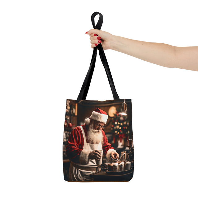 SANTA CLAUS #5 Barista: Tote Bag (AOP)