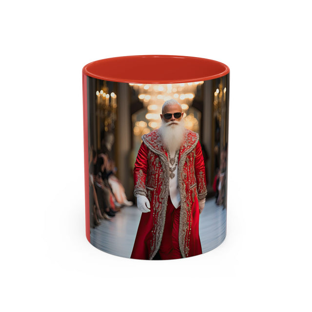 SANTA CLAUS #18 FASHION DESIGNER Accent Coffee Mug, 11oz