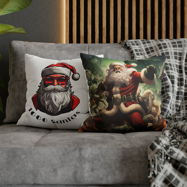 SANTA CLAUS #11 GALAXY HERO Spun Polyester Square Pillow Case