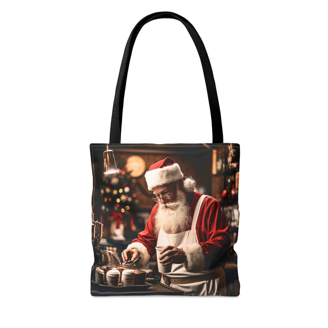 SANTA CLAUS #5 Barista: Tote Bag (AOP)