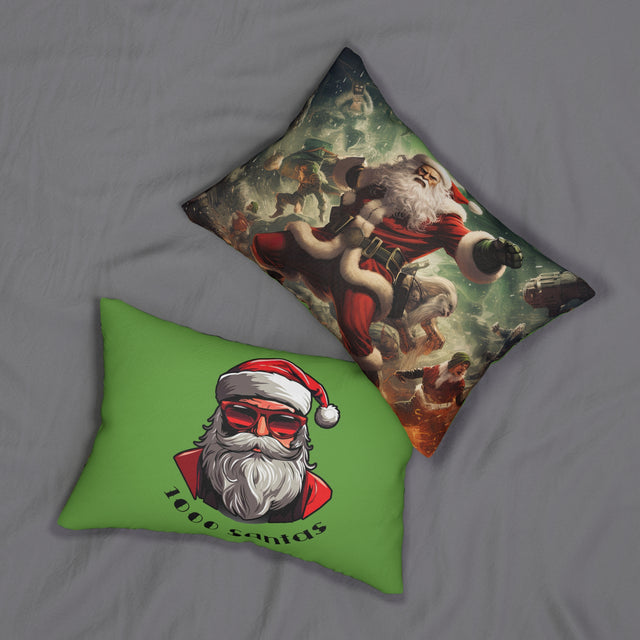 SANTA CLAUS #11 GALAXY HERO Spun Polyester Lumbar Pillow