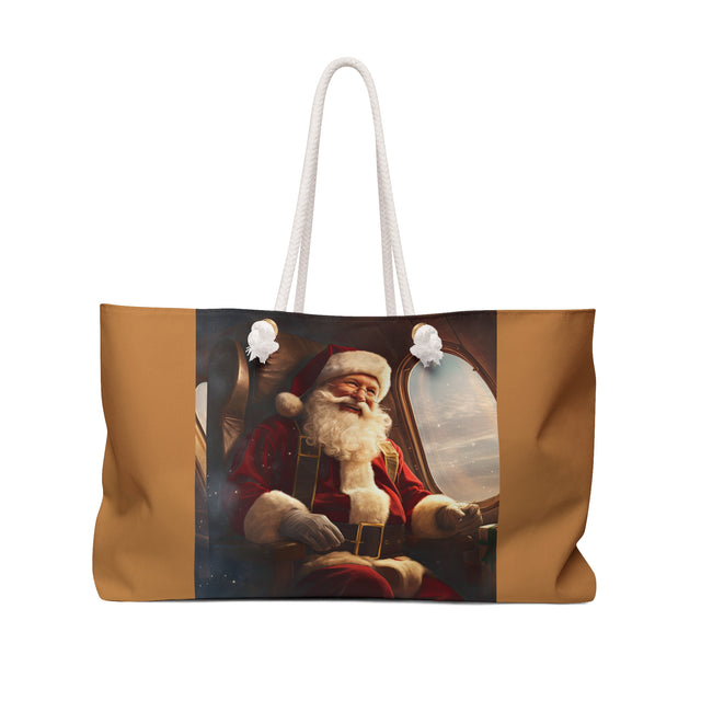 SANTA CLAUS #6 On the plane Weekender Bag