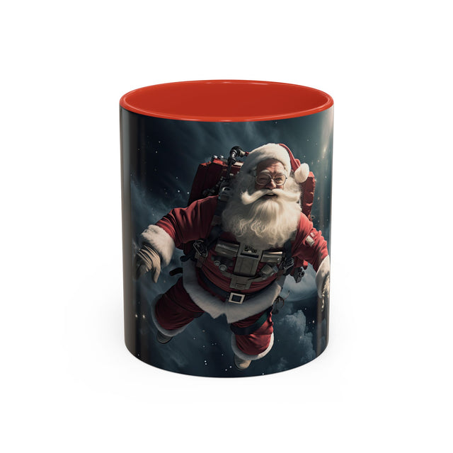 SANTA CLAUS #16 ASTRONAUT Accent Coffee Mug, 11oz