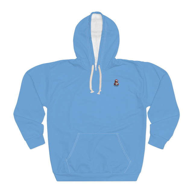 SANTA CLAUS #21 BLUE WIZARD Unisex Pullover Hoodie (AOP)