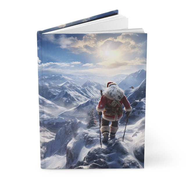 SANTA CLAUS #15 MOUNTAIN STROLL Hardcover Journal Matte