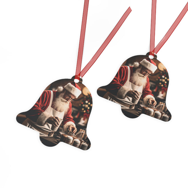 SANTA CLAUS #5 Barista Metal Ornaments