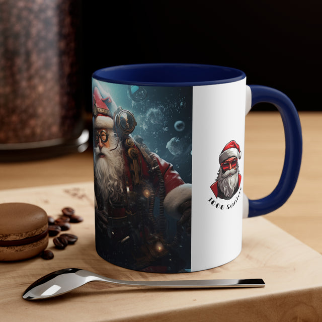 SANTA CLAUS #10 DEPTHS OF OCEAN Accent Coffee Mug, 11oz