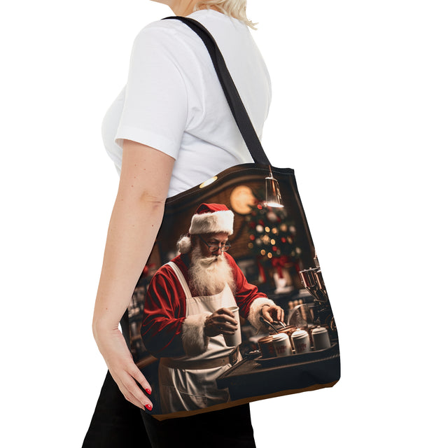 SANTA CLAUS #5 Barista: Tote Bag (AOP)