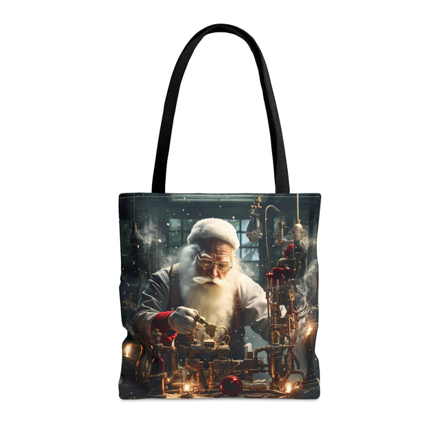 Santa Claus #13 Mad Scientist Tote Bag (AOP)