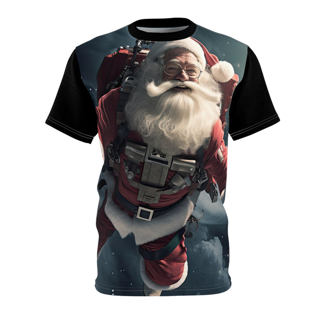 SANTA CLAUS #16 ASTRONAUT Unisex Cut & Sew Tee (AOP)