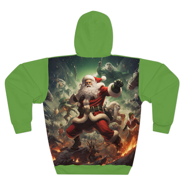 SANTA CLAUS #11 Galaxy Hero: Unisex Pullover Hoodie (AOP)