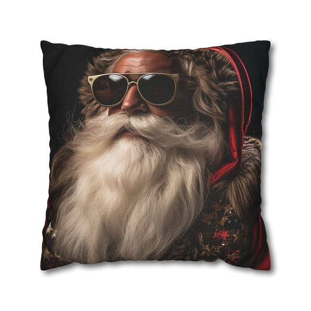 SANTA CLAUS #12 REFLECTING Spun Polyester Square Pillow Case