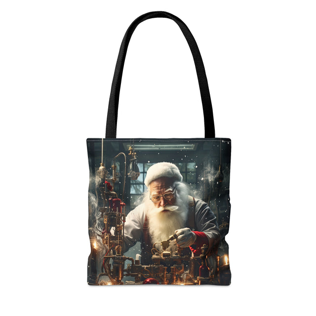 Santa Claus #13 Mad Scientist Tote Bag (AOP)