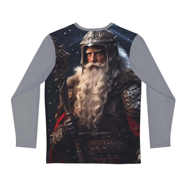 SANTA CLAUS #9 SHINING ARMOR Men's Long Sleeve Shirt (AOP)