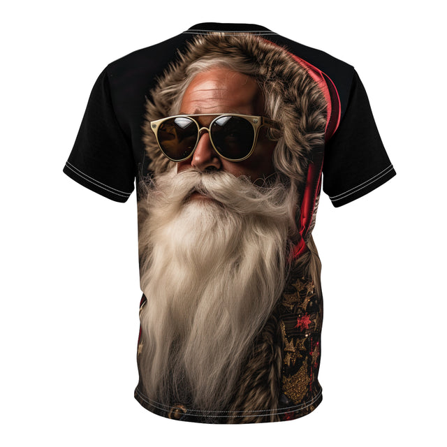 SANTA CLAUS #12 Reflecting :  Unisex Cut & Sew Tee (AOP)