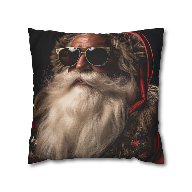 SANTA CLAUS #12 REFLECTING Spun Polyester Square Pillow Case