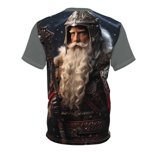 SANTA CLAUS #9 SHINING ARMOR Unisex Cut & Sew Tee (AOP)