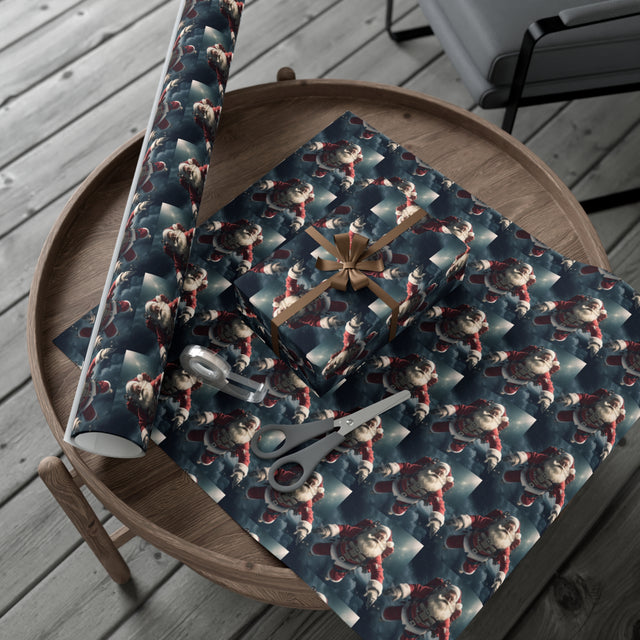 SANTA CLAUS #16 ASTRONAUT Gift Wrap Papers