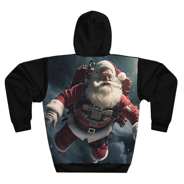 SANTA CLAUS #16 ASTRONAUT Unisex Pullover Hoodie (AOP)