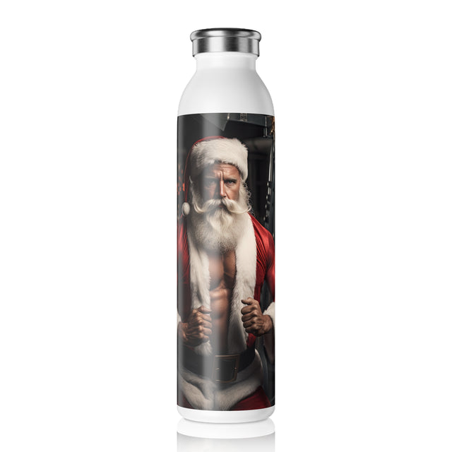 SANTA CLAUS #2 Personal Trainer Slim Water Bottle