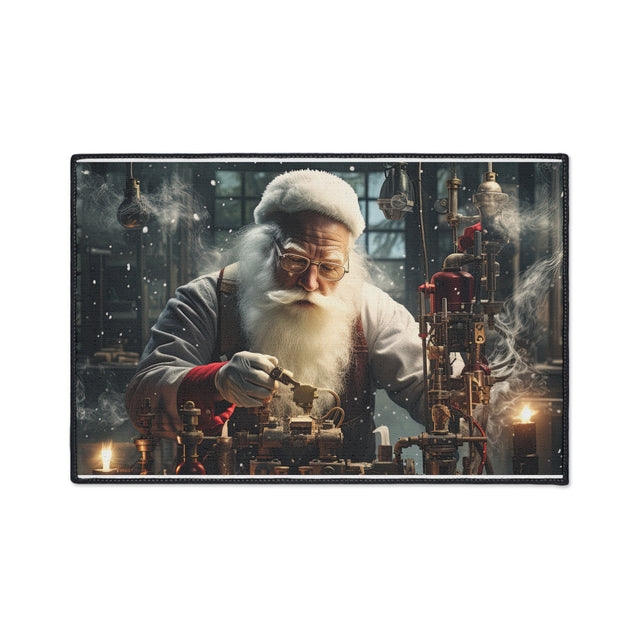 Santa Claus # Mad Scientist Heavy Duty Floor Mat