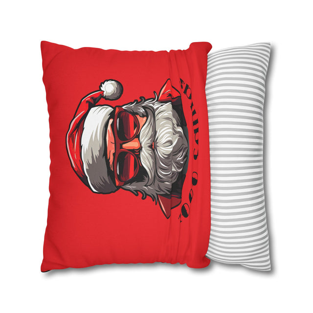 SANTA CLAUS #12 REFLECTING Spun Polyester Square Pillow Case